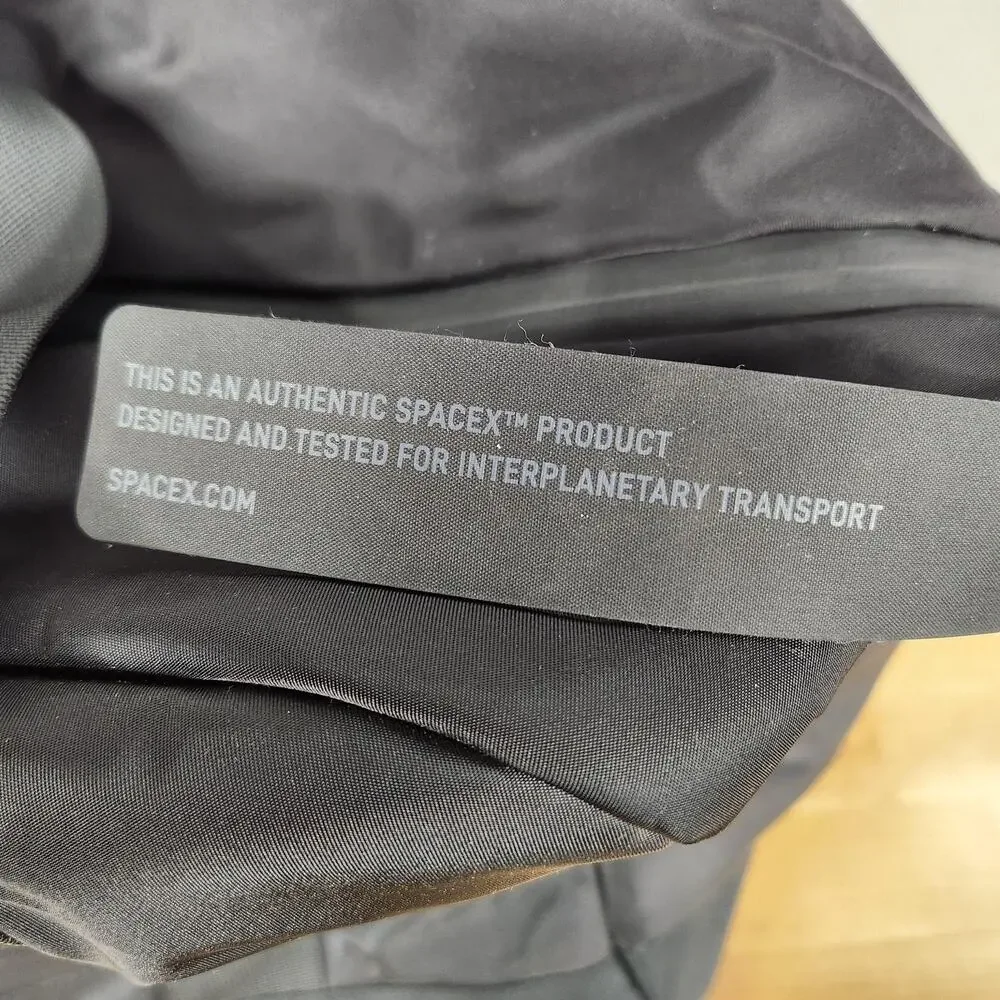SpaceX Duffel Bag Black Nylon Soft Case Interplanetary Travel Official